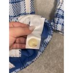 Outerknown NWT Women's  Coat Medium Cloud Weave Button Blanket Shirt Blue Shacket Photo 12