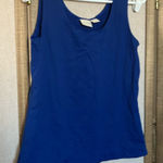 Chico's FINAL MARKDOWN  Vibrant Blue tank 1 medium Photo 0