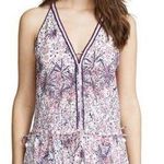 Poupette St Barth Nola Mini Dress Geometric Print Women’s Size Small Racerback White Photo 0