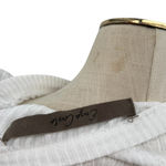 Enza Costa Scalloped Long Sleeve Crew Tee Shirt Top in White Size Small Photo 10