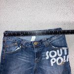 Southpole‎ Bermuda Shorts Women 9 28 Stretch Cuff Hem Logo Studs 90s Y2K Blue Size undefined Photo 2