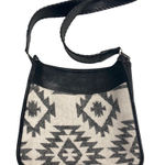 JEN & CO. Women’s Chloe Aztec Crossbody Black & Cream 11X3.5X12 Fiesta Black Photo 0