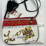 Brighton Love Glitter & Go Pouch Crossbody Bag Purse Handbag Bling Tassel Photo 1