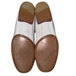 Van Eli Women's White Leather Loafers Size 8.5 Narrow S Casual Bow Detail Photo 3