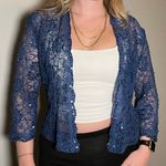 Emma street formal beaded cardigan Blue Size 8 Photo 0