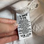 Ymi  Dream Jeans Ankle High Rise White 1 25‎ Denim Jean Raw Hem Photo 4