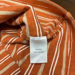 Pendleton  Orange and White Striped casual Top Photo 4