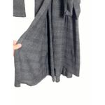 Amanda Uprichard  Knit Gray Long Sleeve Sweater Wrap Dress Size S Photo 3