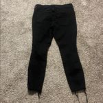 Universal Threads Universal Thread Women’s Black Mid Rise Skinny Distressed Jeans 8/29 Short Photo 4