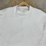 Athleta Women’s Denali Outdoor Pullover Top Sweatshirt Longsleeve in White L Photo 3