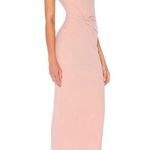 Nookie Pink One-Shoulder Maxi Dress NWT Photo 2