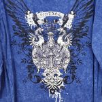 Westbound  Blue Embellished Graphic T-Shirt Size 2X Plus Size Blue Graphic Tee Photo 2