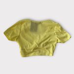 Pretty Little Thing NWT. Yellow Crop Top Photo 4