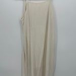 Tree Way Slip Dress Cream Tank Maxi Slit Lightweight Made in Korea Women Medium Photo 1