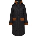 Barbour NWT‎  Size 2X Mickley Plus Quilted Coat Black Brown Corduroy Trim Jacket Photo 10