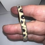 J. Crew Enameled Animal Print Bangle Bracelet‎ Black Photo 6