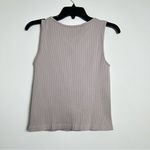 Boom Boom Jeans  Womens Size Medium Sweetheart Neckline Light Lilac Gray Tank Top Photo 2