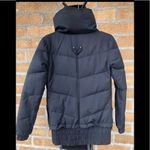 SOIA & KYO   black button down coat small Photo 2