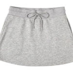 Women's Drawstring Sweatpants Sports Mini Skirt Gray Size M Photo 0