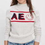 American Eagle  Smiley Mock Neck Sweater Photo 0
