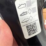 ASOS Black Suede Leather Strappy Chunky Heels Womens 8 Peep Toe Classic Preppy Photo 4