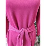 Adam Levine  Women's Red Polyester Round Neck Long Sleeve Pullover Knit Sweater L Photo 2