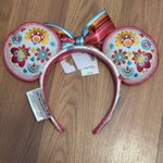 Disney  Parks 2022 Floral Embroided EPCOT World Showcase Mexico Minnie Ears NWT Photo 1