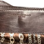 TIGNANELLO Leather Deep Red/ Burgundy Handbag Tote with Two Straps Red Photo 6