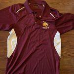 Russell Athletic Womens Texas state bobcats maroon Russell athletics polo shirt Photo 0