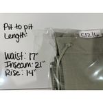 Halara  Pants Womens XL Green High Waisted Drawstring Pocket Wide Leg Linen Feel Photo 4