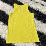 Velvet Tees Velvet by Jenny Graham Yellow Ribbed Tank Top, Large Photo 2