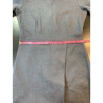 L.L.Bean Ponte Knit Faux Wrap Dress Size 4 Gray Office Career Church Minimal READ Photo 10
