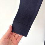 Karen Kane Lifestyle Extra Long Navy Blue Knit Cardigan 100% Merino Wool Photo 5