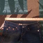 True Religion  Dark Blue Yellow Stiching Stella Style Long Vintage Womens 25 Photo 13