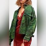 Free People  Camouflage Slouchy Military Jacket Size XS Photo 4