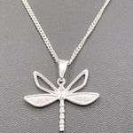 🇮🇹 Dragonfly Charm and Italian P.Lux Link Silver Photo 0