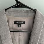 Ann Taylor Women's Gray Blazer Size 0 Single-Breasted One-Button Jacket Photo 3