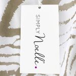 Simply Noelle  Brown And White Animal Print Blouse Photo 10