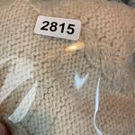 Ande Wear Woman's OS White Cable Knit Wool Blend Made in Ecuador Poncho Size undefined Photo 5