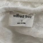 Aritzia ‎ Wilfred Free Shirt Womens Small White 100% Linen Neutral Minimalist Photo 4