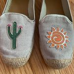 G.H. Bass &Co. Tan Cactus and Sun Espadrille Sandals Photo 3