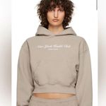 SPORTY & RICH HOODIE SIZE XS Tan Photo 1