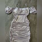 BOUTIQUE metallic light pink mini dress ✨ Silver Size M Photo 4
