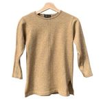 Jeanne pierre Gold Metallic Shimmer Pullover , small, vintage, slit on bo… Photo 0