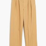 Madewell Pull On Balloon Pants Womens 4 Tan Pleated Adjustable Tabs Modern Photo 2