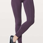 Lululemon 🍇 In Movement Leggings – Size 6 – Dark Purple/Maroon 🍇 Photo 0