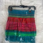 Alice + Olivia Bethie Mini Skirt in Cabo Multi Stripe Photo 9