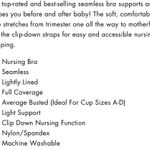 Clip down seamless black nursing bra medium Size undefined Photo 3