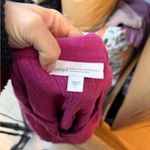 J. Jill Orchid Flower Cotton Gauze One Button Pink Size L Photo 3