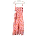 Sanctuary NEW Social Standard By Dress Woman's Large Pink Orange Floral 3 Tiered Photo 3